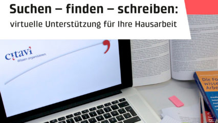 Laptop mit Zitierprogramm Citavi