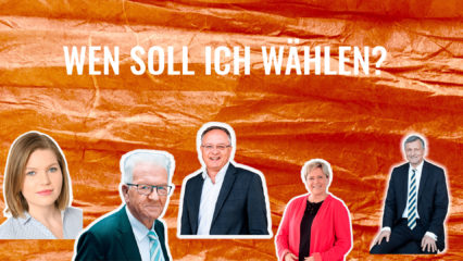 Spitzenkandidat*innen der Landtagswahl in BaWü 2021 im Portrait