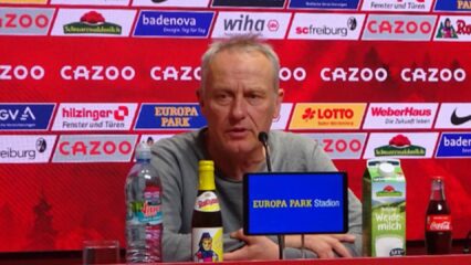 Christian Streich Pressekonferenz SC Freiburg