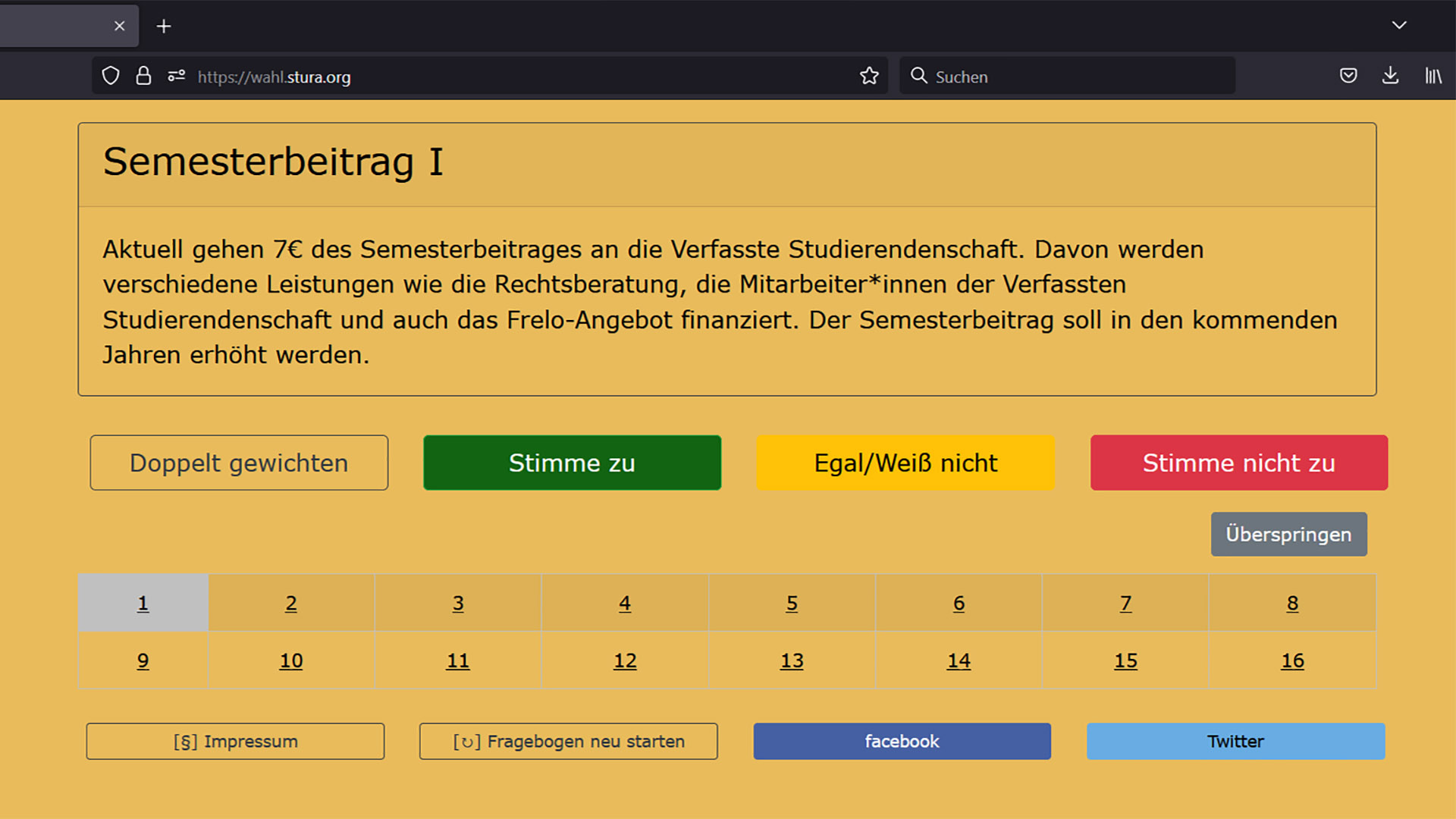 Online-Wahlhelfer zur StuRa-Wahl Beitragsbild Online-Wahlhelfer zur StuRa-Wahl