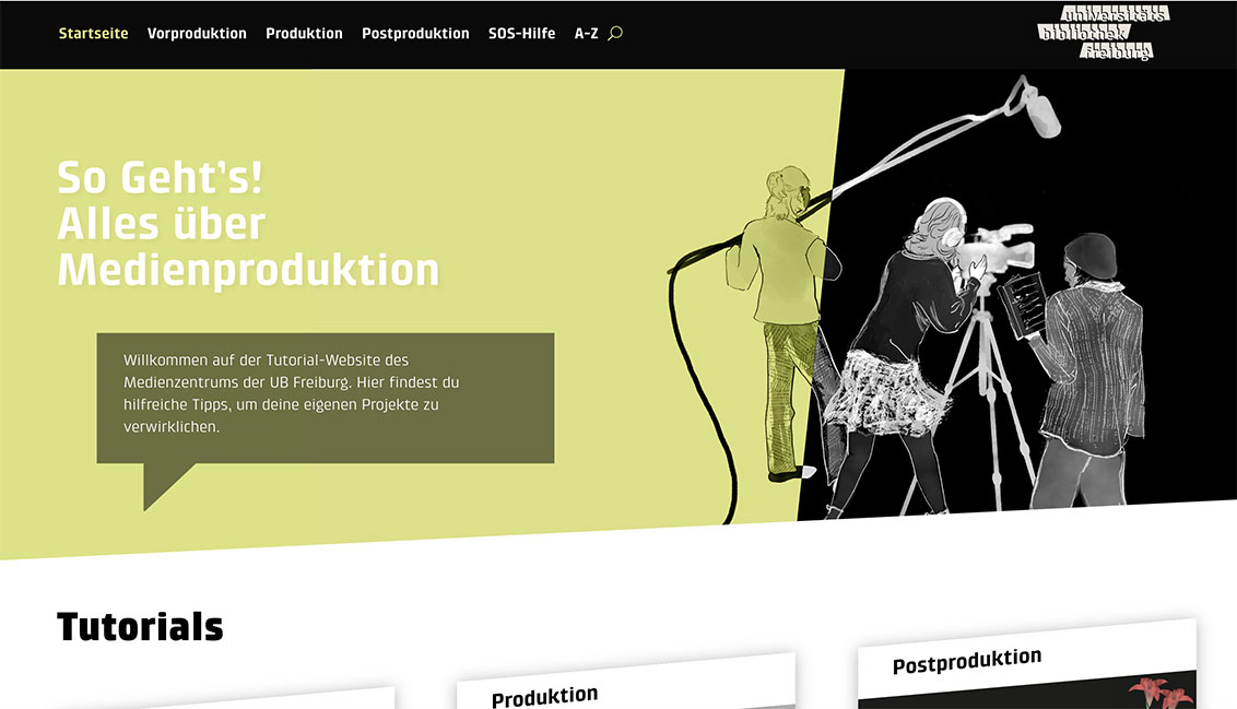 Tutorial Website So gehts UB