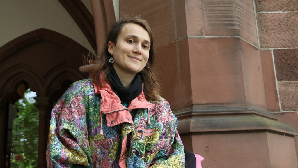 Lucie studiert Wissenschaftliche Geologie im 2. Semester